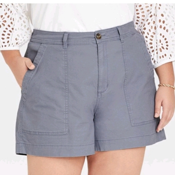 a new day Shorts A New Day Womens Plus Size High Rise Utility